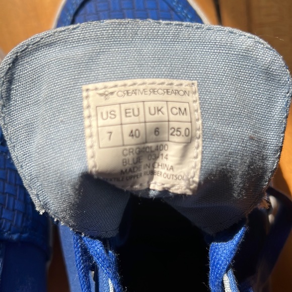 Creative Recreation blue sneakers - Picture 2 of 7